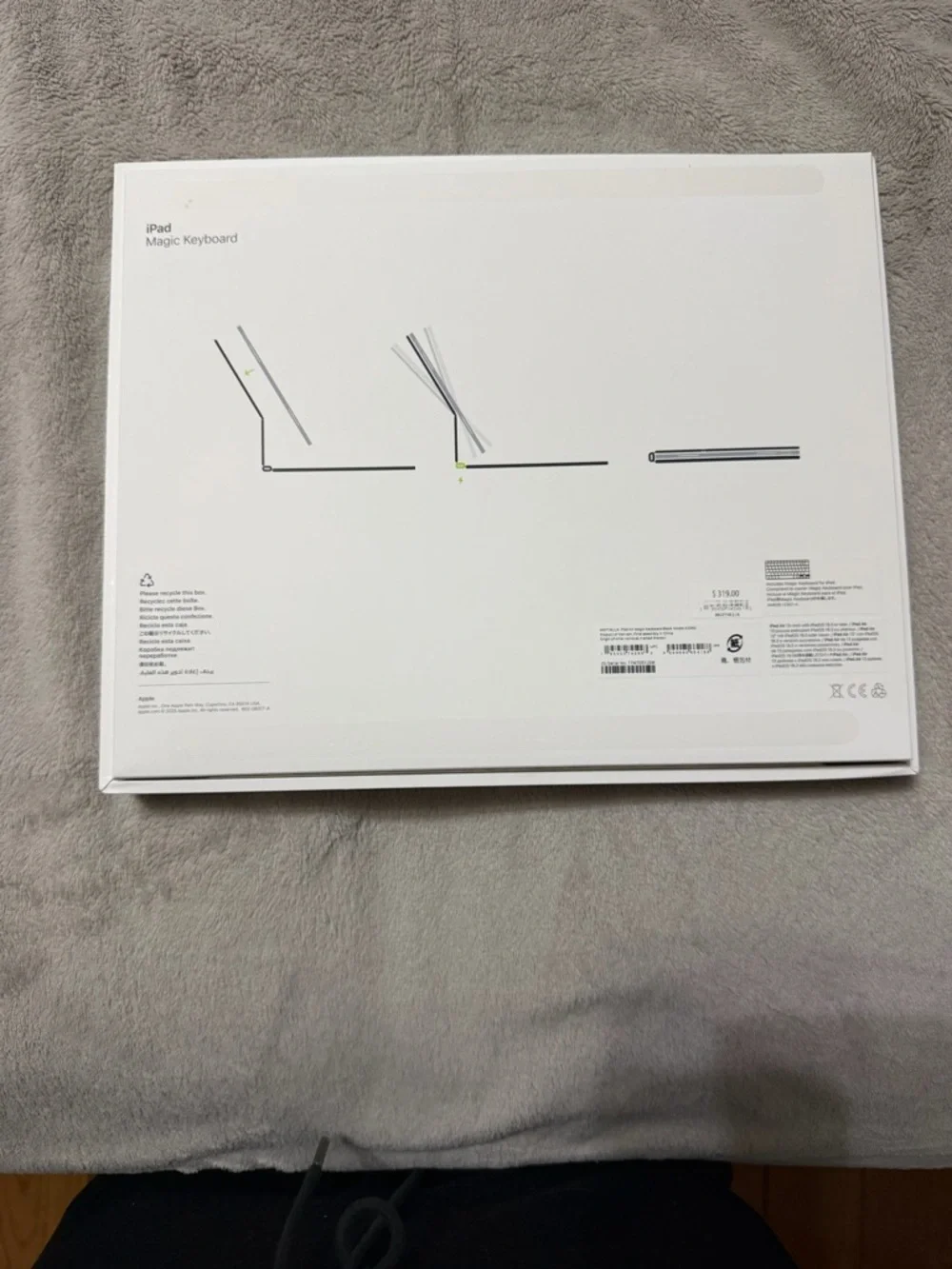 Apple Magic Keyboard for iPad - Dark Gray (empty box )new